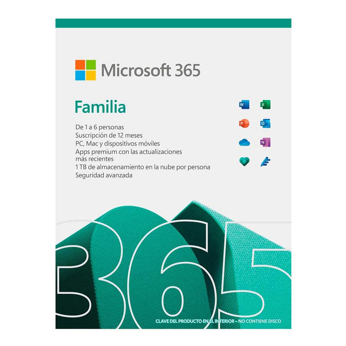MICROSOFT OFFICE 365 FAMILIAR 6 USUARIOS